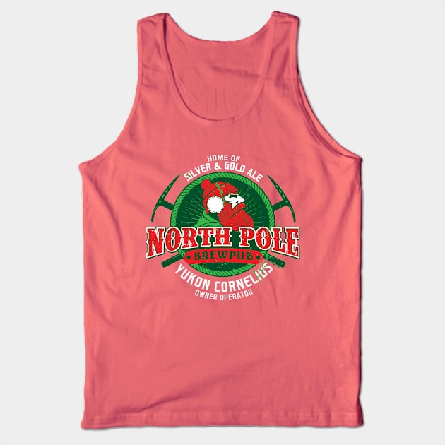 Yukon Cornelius North Pole Brewpub Tank Top by PistolPete315